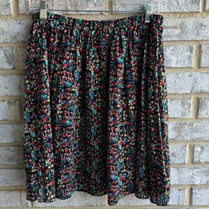 Tabitha Anthropologie Floral Print Skirt Women's Size M (36).